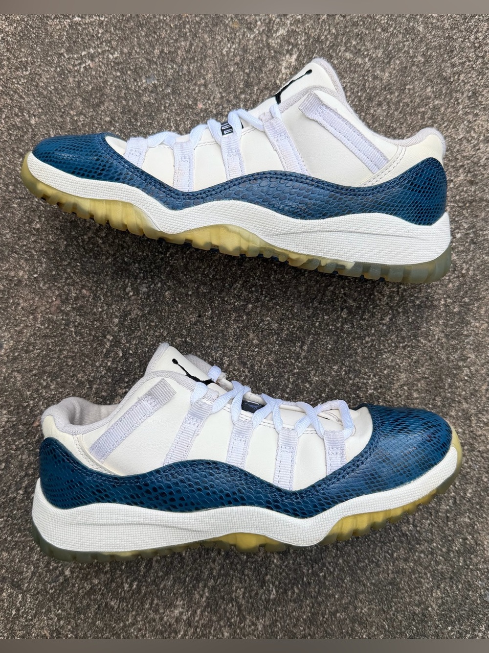 Jordan 11 Retro Low Snake Navy 2019 (PS) Preschool Kids’ Shoe Size 2Y CD6848-102